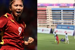 Huỳnh Như thể hiện đẳng cấp châu Âu, xé lưới Myanmar đầy tinh tế ở SEA Games