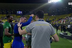 Ronaldo lại có hành động đáng xấu hổ sau trận hòa của Al Nassr
