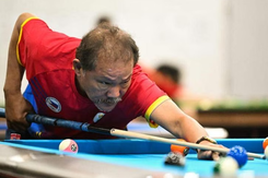 Cơ thủ huyền thoại Efren Reyes bị loại ngay trận ra quân ở SEA Games 32