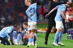 Ác mộng chấn thương lặp lại với De Bruyne ở chung kết Champions League, fan Man City run rẩy lo đội nhà thua Inter 