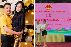 Xôn xao tin Phương Oanh đã đăng ký kết hôn Shark Bình