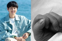 Song Joong Ki khoe ảnh con trai vừa chào đời tại Italy