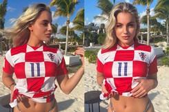 Nữ cầu thủ đẹp nhất thế giới Ana Maria Markovic khoe dáng với bikini, fan thốt lên đẹp như thiên thần