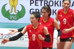 Thanh Thúy không đánh hết sức, ĐT nữ bóng chuyền Việt Nam vẫn thắng dễ Mông Cổ, chắc suất vào tứ kết AVC Challenge Cup 2023