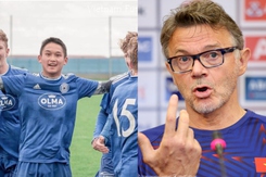 Vừa ghi bàn quan trọng ở trời Âu, cầu thủ Việt kiều được HLV Troussier gọi ngay vào U23 Việt Nam