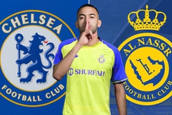 Hakim Ziyech gia nhập Al Nassr để làm đồng đội của Ronaldo