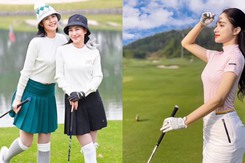 Dàn mỹ nhân Việt chơi golf, kỹ năng không thua golf thủ chuyên nghiệp
