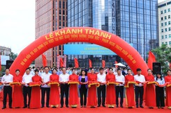 Hà Nội khánh thành cầu vượt tại nút giao Chùa Bộc - Phạm Ngọc Thạch