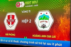 Sự cố khiến khán giả không thể chứng kiến trận thua của HAGL trước Hải Phòng