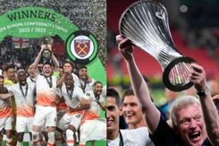 West Ham vô địch Cúp C3, ‘người cũ’ của MU nâng Cúp đầy phấn khích sau trận chung kết kịch tính