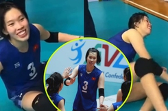 Khoảnh khắc ‘máy ghi điểm’ Thanh Thúy kiệt sức sau khi vô địch châu Á, vẫn hét lên sung sướng vì được sang Pháp