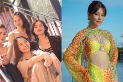 Sao Việt 4/7: Đàm Thu Trang đọ sắc cùng hội bạn thân, Bùi Lan Hương mặc bikini khoe dáng