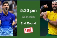 Link xem trực tiếp Djokovic vs Jordan Thompson, Wimbledon 2023 vòng 2
