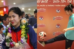 Thanh Nhã tiết lộ thần tượng Lionel Messi, trổ tài tâng bóng cực đỉnh trước lúc đi dự World Cup