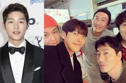 Rộ tin Song Joong Ki nghỉ chơi với hội bạn tân Lee Kwang Soo, Kim Woo Bin