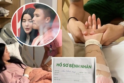 Quang Hải xua tan tin đồn chia tay bạn gái với hành động bất ngờ sau khi Chu Thanh Huyền nhập viện