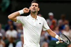 Djokovic lập kỷ lục chưa từng có trong lịch sử quần vợt ở Wimbledon