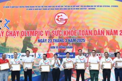 Hàng nghìn người tham gia 'Ngày chạy Olympic vì sức khỏe toàn dân' tại TP.HCM