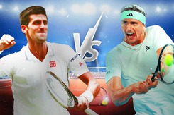Link xem trực tiếp Djokovic vs Zverev 01h15 ngày 5/6, vòng tứ kết Roland Garros 2025