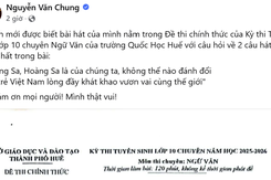Lời ca Nguyễn Văn Chung vào đề thi chuyên, Lucie Nguyễn gây tranh cãi chi tiền khủng cho con