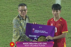 2 cầu thủ U17 Việt Nam được vinh danh sau khi vô địch giải Đông Nam Á