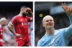 Hai sắc thái trái ngược của Salah và Haaland