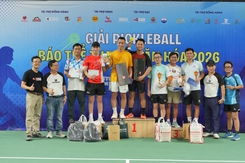 Khép lại Giải Pickleball Báo Thể thao & Văn hóa 2026: Gắn kết giữa báo chí, nghệ sĩ và doanh nhân