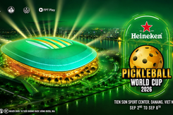 Heineken Pickleball World Cup 2026 mang chuẩn mực thể thao quốc tế đến sân chơi Việt Nam