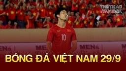 Bóng đá Việt Nam 29/9: Công Phượng, Văn Quyết vắng mặt dịp FIFA Days, HLV Thái Lan có mặt tại Việt Nam