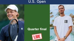 Link xem trực tiếp Sinner vs Medvedev (07h30 hôm nay), tứ kết US Open 2024