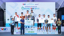 Kết thúc giải pickleball VTV Cúp 2025