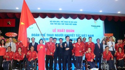 Đoàn Thể thao người khuyết tật Việt Nam quyết tâm chinh phục đỉnh cao tại Thái Lan