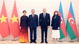 Lễ đón Tổng Bí thư Tô Lâm thăm cấp Nhà nước tới Azerbaijan