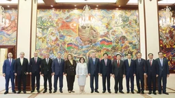 Tổng Bí thư Tô Lâm hội kiến Chủ tịch Quốc hội Azerbaijan
