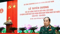 Bộ Tổng Tham mưu tuyên dương lực lượng tham gia diễu binh, diễu hành