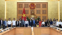 Phó Thủ tướng Bùi Thanh Sơn tiếp chuyên gia, nhà khoa học Tổ chức Khoa học và Chuyên gia Việt Nam toàn cầu