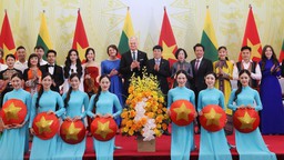 Chủ tịch nước chủ trì tiệc chào mừng Tổng thống Litva thăm chính thức Việt Nam