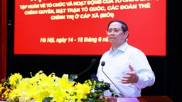 Thủ tướng dự bế mạc Hội nghị tập huấn hoạt động của tổ chức cấp xã