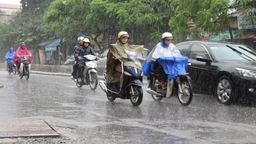 Dự báo thời tiết ngày 21/6: Bắc Bộ có mưa, cục bộ có nơi mưa rất to