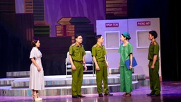 Kịch "Đối mặt": Phẩm giá và nghị lực của chiến sĩ Công an nhân dân