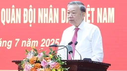 Tổng Bí thư Tô Lâm: Tăng cường các giải pháp xây dựng Quân đội vững mạnh về chính trị, gắn bó máu thịt với nhân dân