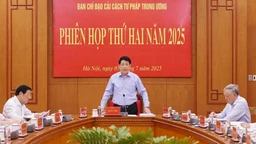Phiên họp thứ hai Ban Chỉ đạo Cải cách tư pháp Trung ương