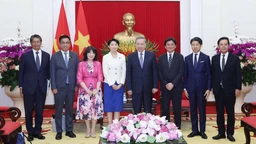 Tổng Bí thư Tô Lâm tiếp Chủ tịch Liên minh nghị sĩ hữu nghị Nhật - Việt