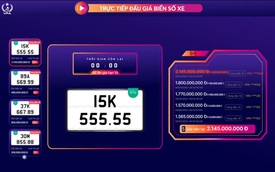 Đấu giá biển số xe ô tô siêu đẹp ngày 28/5/2025