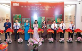 Triển lãm "Thế giới tuổi thơ qua các tác phẩm của cố NSND Ngô Mạnh Lân"