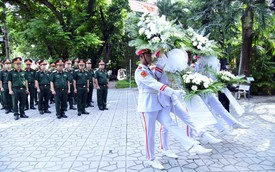 Kiểm tra, động viên lực lượng làm nhiệm vụ tại Công viên Lê Thị Riêng