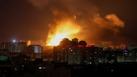 Nhiều vụ nổ ở thủ đô Kiev của Ukraine, hơn 10 người thiệt mạng