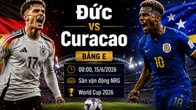 Nhận định Đức vs Curacao 00h00 hôm nay ngày 15/6, bảng E World Cup 2026: Xe tăng đại thắng