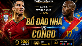 Đội hình dự kiến Bồ Đào Nha vs Congo (bảng K World Cup 2026): Ronaldo lĩnh xướng hàng công