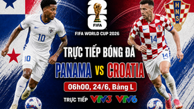 TRỰC TIẾP bóng đá Panama vs Croatia 06h00 ngày 24/6, bảng L World Cup 2026